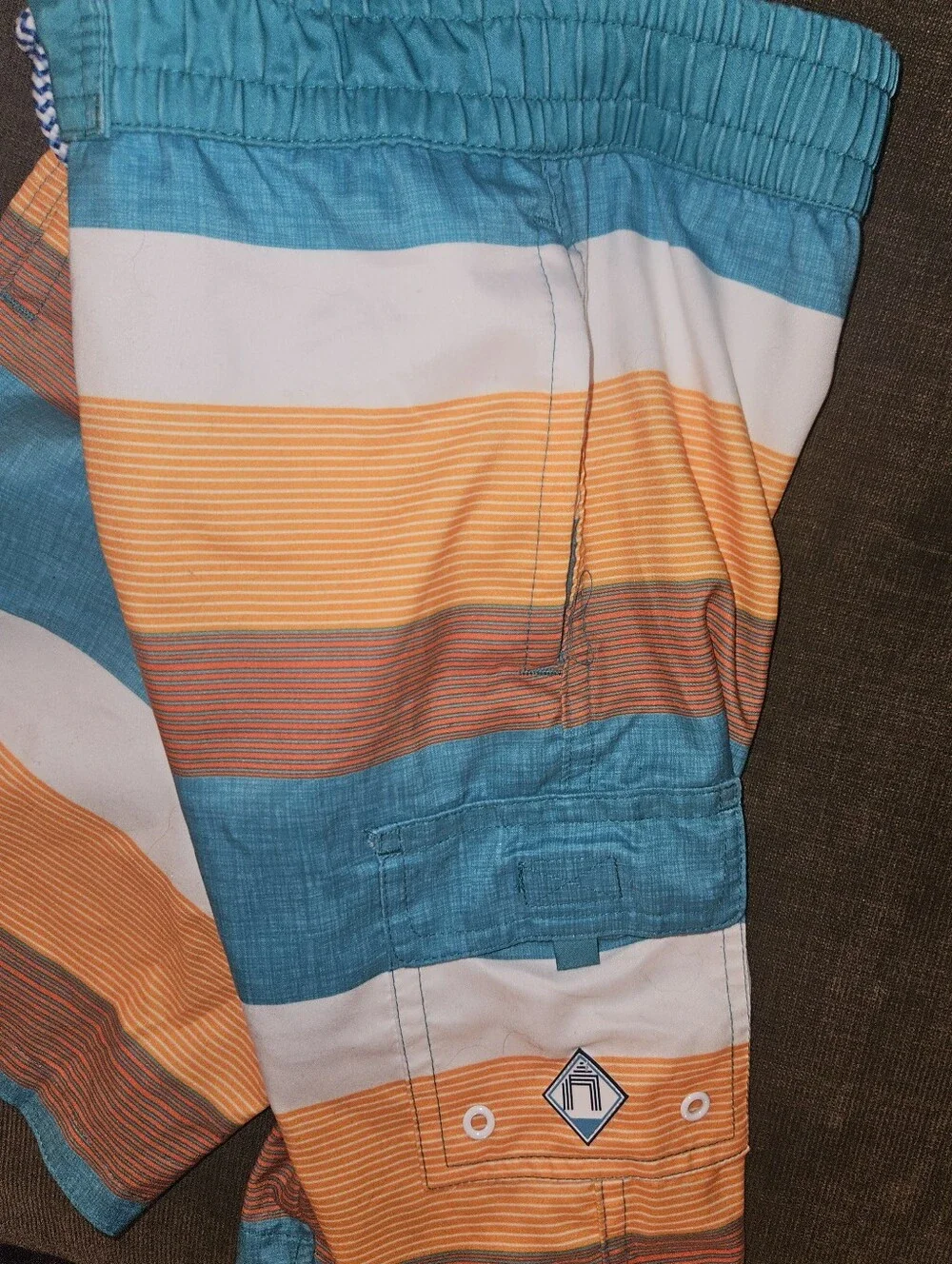 Boys Swim Trunks Size 12 Cabana Life with a swim rash guard shirt